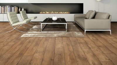 Ламинат Eurohome Majestic 7876 Дуб Деревенский 8/33 с фаской 2.22м2/уп.