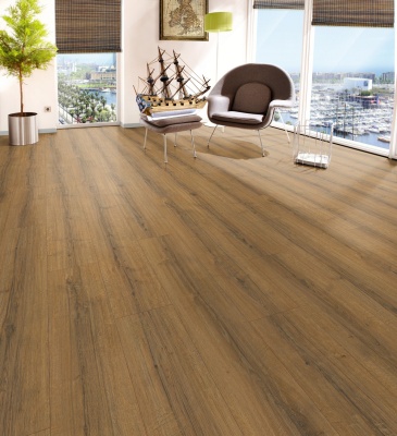 Ламинат Egger Дуб Шерман коньяк коричневый EPL184 8мм 32 класс 2.54м2/уп. с фаской