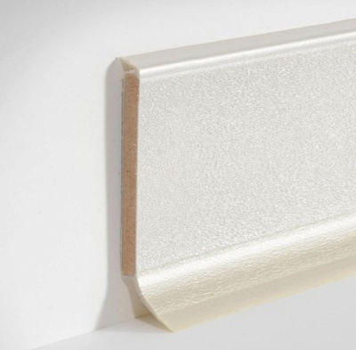 Плинтус Dollken S60 60 мм цвет серебристый металлик (1152) 2.57 м.п./шт.