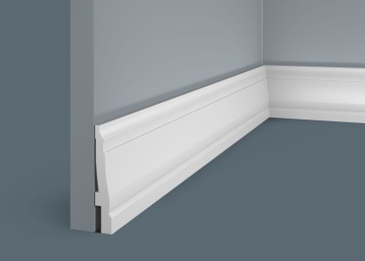 Плинтус PX024, 80х14, 2000мм, Экополимер/16 - изображение 1