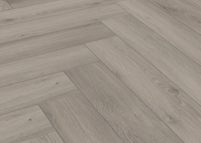 Ламинат Kronotex Herringbone 3773 A/B Дуб серебряный с фаской 1,238 м2\уп. - изображение 1