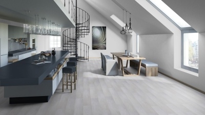 Ламинат Tarkett Woodstock Family Oak Snow Lux 1292×194×8мм без фаски - изображение 4