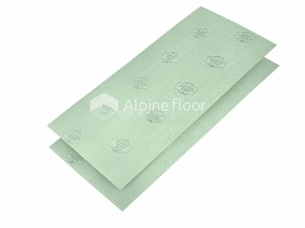 Подложка листовая пенополистироловая  Alpine Floor Green 1.5мм, 10 м2 уп.