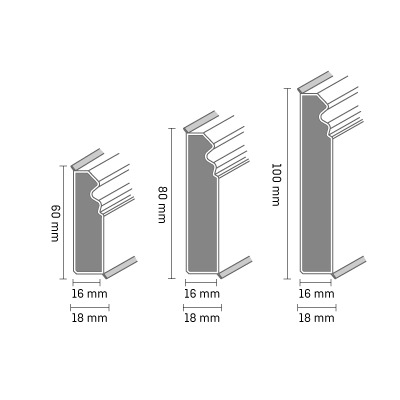 Плинтус Dollken Cubu Flex Life Hamburger Stil 100 мм цвет цвет белый (1013) 2.5 м.п./шт.