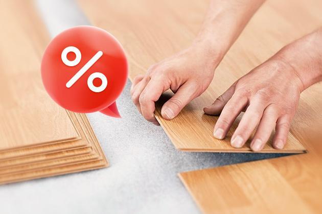 Скидка до 10% на покупку ламината брендов Alpine Floor, Egger и Fargo