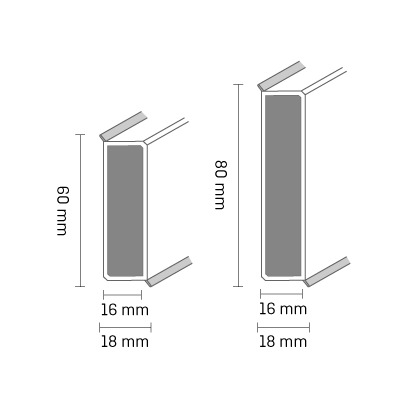 Плинтус Dollken Cubu Flex Life XL 80 мм цвет белый (1013) 2.5 м.п./шт.