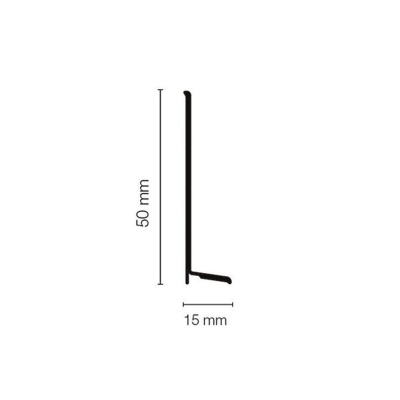 Плинтус Dollken WL50 50 мм цвет темно-бежевый (0914) 50 м.п./рулон