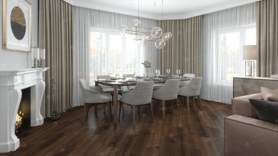 Кварц виниловая плитка Alpine floor Real Wood ECO 2-2 Дуб Мокка 2,23 м2\уп.
