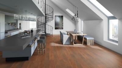 Ламинат Tarkett Woodstock Family Oak Deep Honey Sherwood 1292×194×8мм без фаски