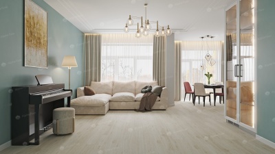 Кварц виниловая плитка Alpine floor SOLO ECO 14-11 Модерато 2,23 м2\уп.