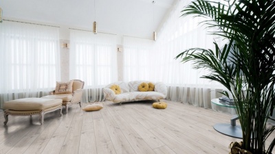 Ламинат Kronotex Mammut D3179 Дуб Эверест белый с фаской 1,387 м2\уп.