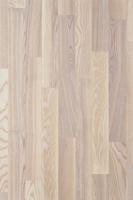 Паркетная доска Karelia Ash Country Vanilla Matt 3S, трехполосная, 14х188х2266, 3,41м2 уп., без фаски, селекция Country