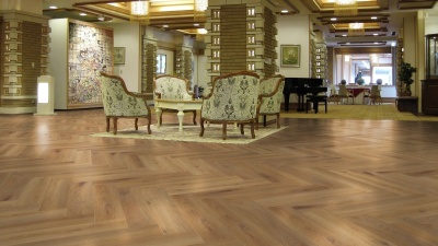 Ламинат Kronotex Herringbone 3861 A/B Дуб Пиза с фаской 1,238 м2\уп.