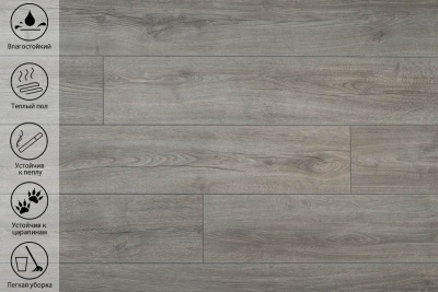Ламинат Peli Anatolia Design Дымчатый Дуб 8мм 33 класс с фаской 1,9608м2\уп