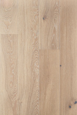 Паркетная доска Polarwood Oak Premium 138 Artist White, однополосная, 14х138х1800, 2 м2 уп.,  c 2 cторонней фаской, селекция Country