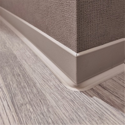 Плинтус Dollken S60 60 мм цвет светло-серый (1012) 2.57 м.п./шт.