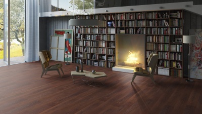 Ламинат Tarkett Woodstock Family Oak Mocha Sherwood 1292×194×8мм без фаски