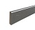 Плинтус Dollken Cubu Flex Life Premium 80 мм цвет нержавеющая сталь (1190) 2.5 м.п./шт.