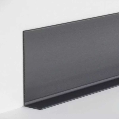 Плинтус Dollken WL50 50 мм цвет черный (0110) 50 м.п./рулон