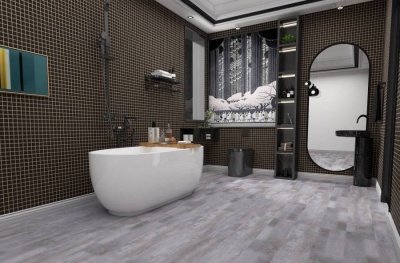 Кварцвиниловая плитка Betta Studio S202 Дуб Затертый Серый 3,5мм 2,245м2\уп.