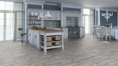 Ламинат Tarkett Estetica Oak Effect light grey 1292×194×9мм с фаской