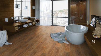 Ламинат Tarkett Estetica Oak Natur light brown 1292×194×9мм с фаской