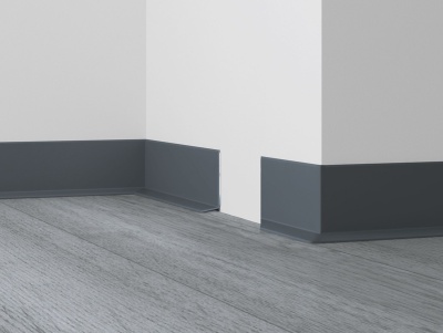 Плинтус Dollken WL50 50 мм цвет антрацит (0348) 50 м.п./рулон