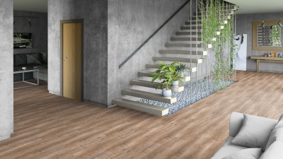 Ламинат Tarkett Estetica Oak Effect light brown 1292×194×9мм с фаской