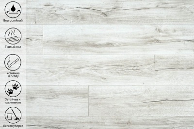 Ламинат Peli Anatolia Platinum Белый Дуб 12мм 33 класс с фаской 1,4706м2\уп
