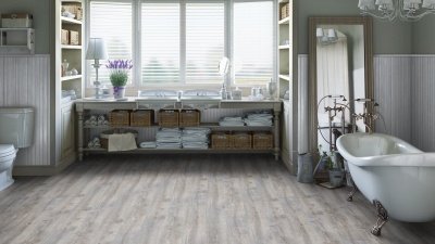 Ламинат Tarkett Estetica Oak Effect light grey 1292×194×9мм с фаской