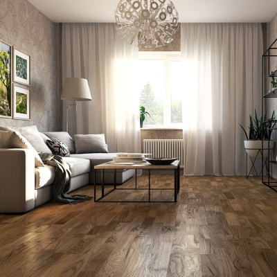 Паркетная доска Polarwood Oak Toffee Matt 3S, трехполосная, 14х188х2266, 3,41м2 уп., без фаски, селекция Robust