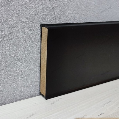 Плинтус Dollken Cubu Flex Life 100 мм цвет антрацит (1209) 2.5 м.п./шт.