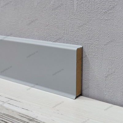 Плинтус Dollken Cubu Flex Life 80 мм цвет светло-серый (1012) 2.5 м.п./шт.