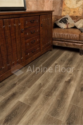 Кварц виниловая плитка Alpine floor Premium XL ECO 7-9 Дуб Коричневый 2,195 м1\уп.