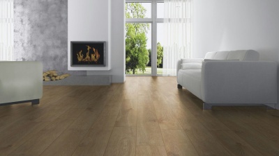 Ламинат Eurohome Art K405 Дуб Солнечный 12/33 с фаской 1.48м2/уп.