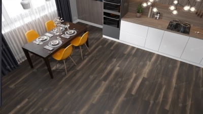 Кварц виниловая плитка Alpine floor Easy Line ECO 3-13 Орех Темный 2,245м2\уп. - изображение 2