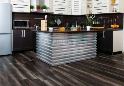 Кварц виниловая плитка Alpine floor Ultra ECO 5-13 Орех Тёмный 4,49 м4\уп. - изображение 5