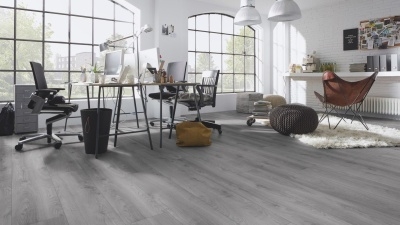 Ламинат Kronotex Mammut Plus D3670 Дуб Макро светло-серый с фаской 1,800 м2\уп. - изображение 3