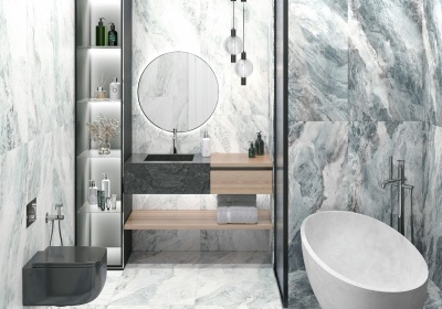 Керамогранит Delacora Waterfall Blue 600x1200 - изображение 2