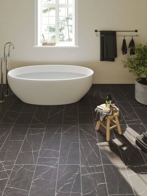 Ламинат Egger Aqua+ Камень Пьетра Гриджиа чёрный EPL246 8мм 33 класс c фаской 2,5427м2\уп. - изображение 2