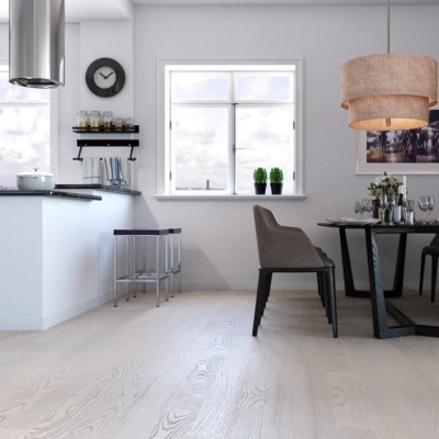 Паркетная доска Polarwood Ash Ricotta Matt 3S, трехполосная, 14х188х2266, 3,41м2 уп., без фаски, селекция Country - изображение 2