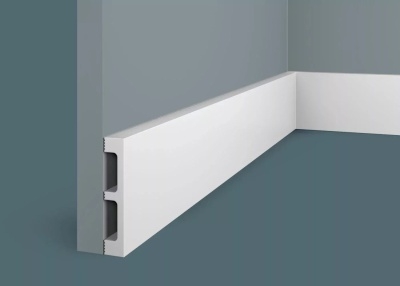 Плинтус PX048, 80х15, 2000мм, Экополимер/11 - изображение 1