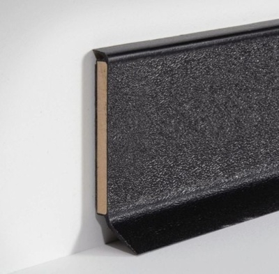 Плинтус Dollken S100 100 мм цвет черный (1144) 2.57 м.п./шт. - изображение 1