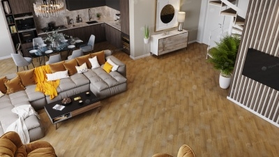 Кварц виниловая плитка Alpine floor Expressive Parquet ECO 10-4 Песчаная Буря 1,48 м4\уп. - изображение 2