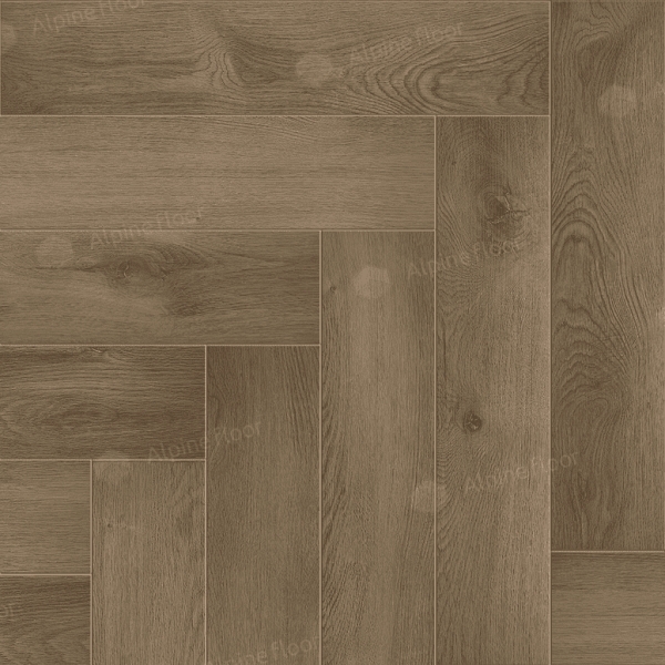 Кварц виниловая плитка Alpine floor Parquet Premium  ECO 19-7 Дуб насыщенный 0,75 м2\уп.