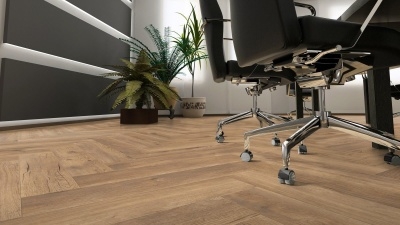 Ламинат Kronotex Herringbone 4764 A/B Дуб Петерсон натуральный с фаской 1,238 м2\уп. - изображение 2