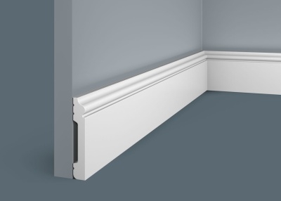 Плинтус PX002, 79х13, 2000мм, Экополимер/13 - изображение 1