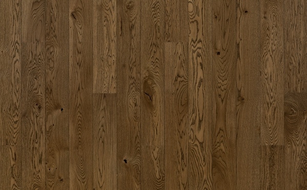 Паркетная доска Polarwood Oak Premium Oak Premium 138 Artist Brown, однополосная, 14х138х1800, 2 м2 уп., c 2 cторонней фаской, селекция Country