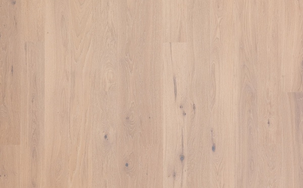 Паркетная доска Polarwood Oak Premium 138 Artist White, однополосная, 14х138х1800, 2 м2 уп.,  c 2 cторонней фаской, селекция Country