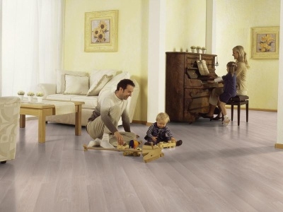 Ламинат Kronotex Exquisit D2873 Дуб Вейвлесс белый с фаской 2,131 м2\уп. - изображение 5